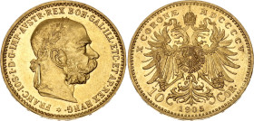 Austria 10 Corona 1905 MDCCCCV