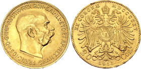 Austria 20 Corona 1915 MDCCCCXV Restrike