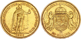 Hungary 20 Korona 1893 KB