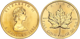 Canada 5 Dollars 1987