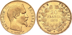 France 20 Francs 1855 A