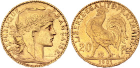 France 20 Francs 1901