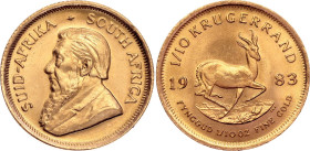 South Africa 1/10 Krugerrand 1983