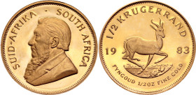 South Africa 1/2 Krugerrand 1983