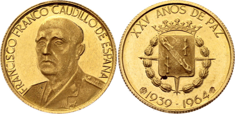 Spain Gold Medal "Francisco Franco - XXV Years of Peace" 1964

N# 343949; Gold...