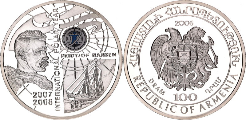 Armenia 100 Dram 2008

KM# 127, N# 126943; Silver, Proof; International Polar ...