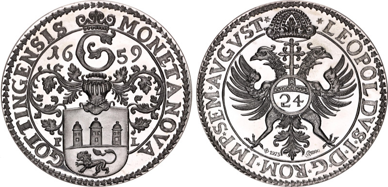 German States Gottingen 1 Taler 1659 (1973) PL Restrike

KM# 38, N# 137076; Si...