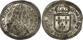 German States Nurnberg Brass Token "Louis XIV - Cornelius Lauffer" 1680 - 1690 (ND)