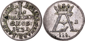 German States Osnabruck 1 Mariengroschen 1721 III