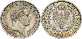 German States Prussia 1/6 Taler 1849 A
