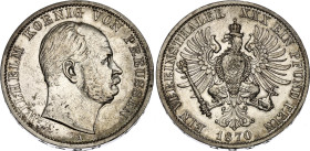 German States Prussia 1 Vereinsthaler 1870 A
