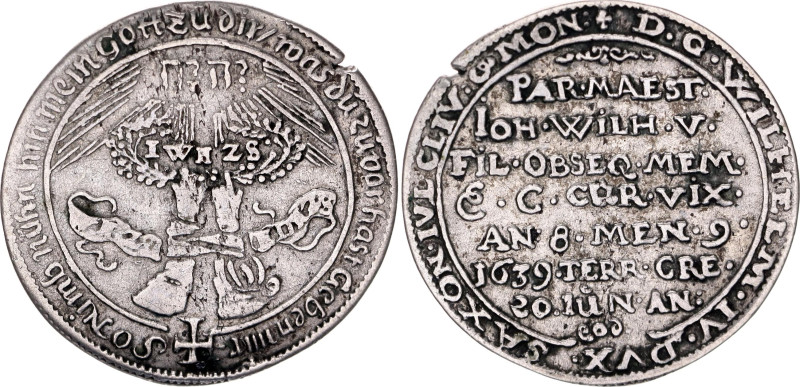 German States Saxe-Middle-Weimar 1/24 Taler / Groschen 1639

KM# 107; Silver 1...