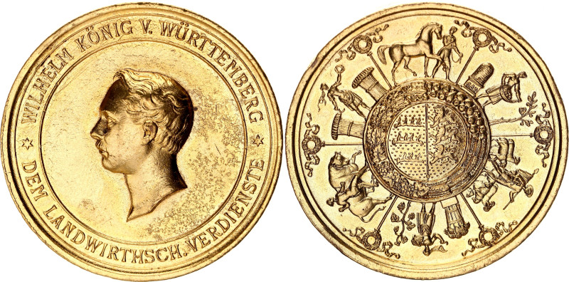 German States Württemberg Medal "For Agricultural Merits" 1816 - 1864 (ND)

Go...