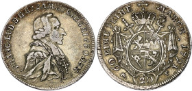 German States Wurzburg 20 Kreuzer 1791 MP