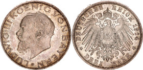 Germany - Empire Bavaria 3 Mark 1914 D
