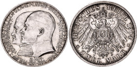 Germany - Empire Hesse-Darmstadt 2 Mark 1904