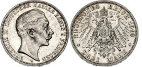 Germany - Empire Prussia 3 Mark 1910 A