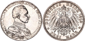Germany - Empire Prussia 3 Mark 1913 A