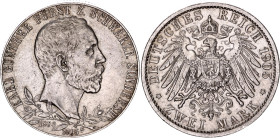 Germany - Empire Schwarzburg-Sondershausen 2 Mark 1905