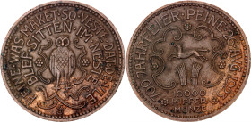 Germany - Weimar Republic Peine 10000 Kipper Münze "700th Anniversary of Peine" 1923 Notgeld