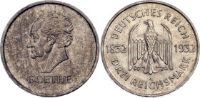 Germany - Weimar Republic 3 Reichsmark 1932 A