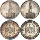Germany - Third Reich 2 x 5 Reichsmark 1935 A & J