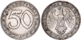 Germany - Third Reich 50 Reichspfennig 1938 E