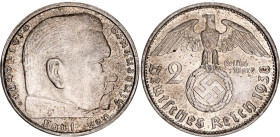 Germany - Third Reich 2 Reichsmark 1938 B