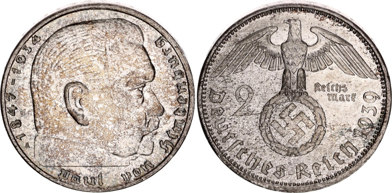 Germany - Third Reich 2 Reichsmark 1939 A

KM# 93, AKS# 33, N# 3416; Silver; P...