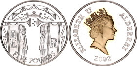 Alderney 5 Pounds 2002
