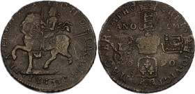 Ireland 1 Crown 1690 Gun Money Coinage