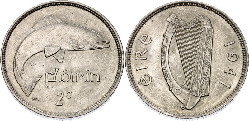 Ireland 2 Shilling / Florin 1941

KM# 15, N# 12547; Silver; London Mint; UNC w...