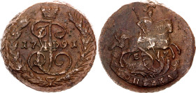 Russia 1 Kopek 1791 EM