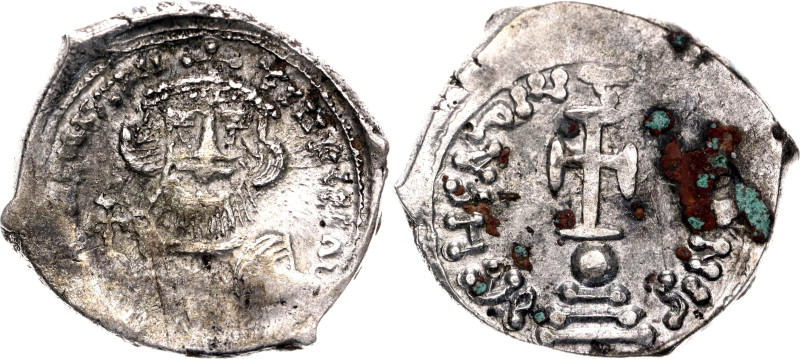 Byzantium Constans II Hexagram 641 - 668 AD

SB# 991, N# 95754; Silver 4.84 g....