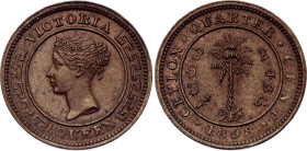 Ceylon 1/4 Cent 1898