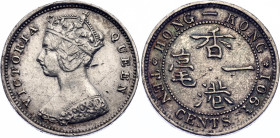 Hong Kong 10 Cents 1901