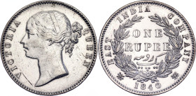 British India 1 Rupee 1840