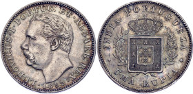 India Portuguese 1 Rupia 1882