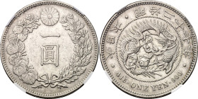Japan 1 Yen 1894 (27) NGC AU