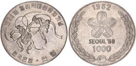 South Korea 1000 Won 1982