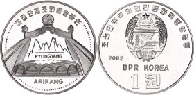North Korea 1 Won 2002