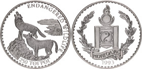 Mongolia 250 Tugrik 1993