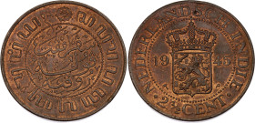 Netherlands East Indies 2-1/2 Cents 1945 P