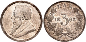 South Africa 3 Pence 1893