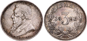 South Africa 3 Pence 1896