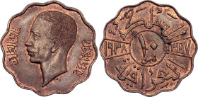 Iraq 10 Fils 1938 AH 1357