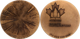 Israel Bronze Medal "Canada Park" 1976 JE 5736