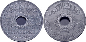 Lebanon 1 Piastre 1940 PCGS MS64