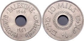 Palestine 10 Mils 1946 PCGS MS64