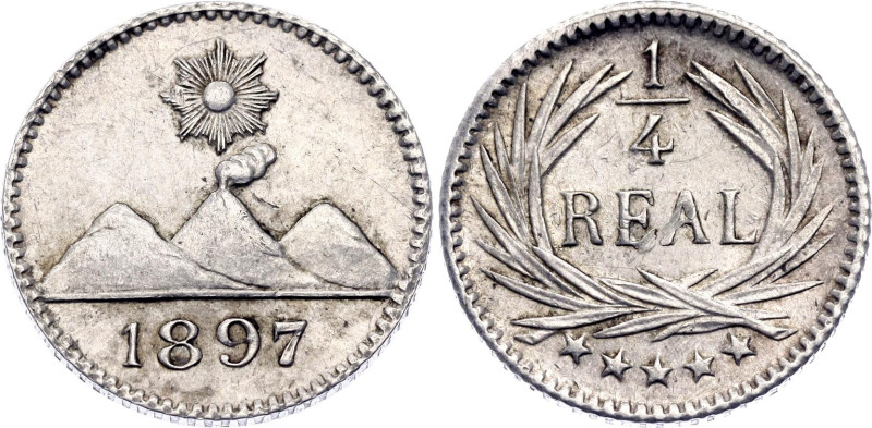 Guatemala 1/4 Real 1897

KM# 162, N# 8119; Silver; Guatemala Mint; XF+